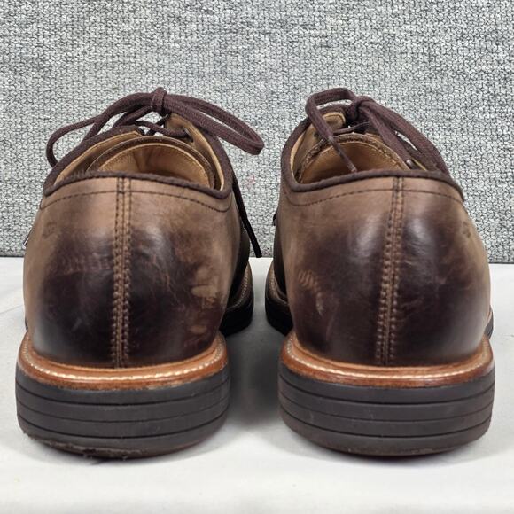 UGG TREADLITE BURNISHED LEATHER LACE‑UP CASUAL SHOES – BROWN – MEN’S SIZE 9 main image 8